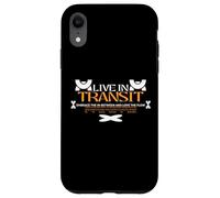 Live in Transit - Typographie Urbaine et Streetwear Coque pour iPhone XR