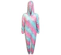 Live It Style It Licorne Onesie Pyjama Femme Dors Bien Doux Cadeaux pour Les Dames Combinaison Animal Adulte Habillage Costume