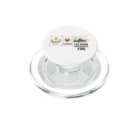 Live, Laugh, Lay Down Suppressive Fire, Humour Militaire Drôle PopSockets PopGrip pour MagSafe