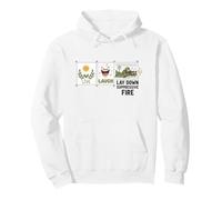 Live, Laugh, Lay Down Suppressive Fire, Humour Militaire Drôle Sweat à Capuche