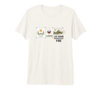 Live, Laugh, Lay Down Suppressive Fire, Humour Militaire Drôle T-Shirt Haut de Gamme