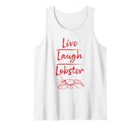 Live Laugh Lobster Lobstah Lover New England Wicked Débardeur