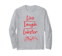 Live Laugh Lobster Lobstah Lover New England Wicked Manche Longue