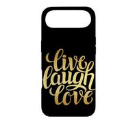 Live Laugh Love Tee Shirts, Inspiration Cool Quotes Graphic Coque pour iPhone Air