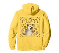 Live Laugh Screech Funny Opossum Chaos Animal Sweat à Capuche