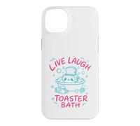 Live Laugh Toaster Bath Sarcastique Unhinged Meme Dark Humour Coque pour iPhone 14 Plus