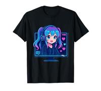 Live Laugh VTube Streamer Virtual Streamer Otaku Culture Design Fan T-Shirt