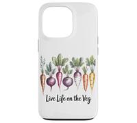 Live Life on The Veg Vegetarian Nature Food (en Anglais) Coque pour iPhone 13 Pro