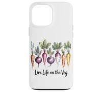 Live Life on The Veg Vegetarian Nature Food (en Anglais) Coque pour iPhone 13 Pro Max