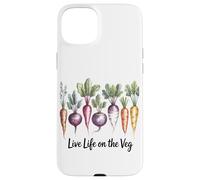 Live Life on The Veg Vegetarian Nature Food (en Anglais) Coque pour iPhone 15 Plus