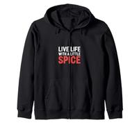 Live Life With A Little Spice Chef Culinary Passion -------- Sweat à Capuche