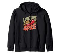 Live Life With A Little Spice Chef Passion Culinaire - Sweat à Capuche