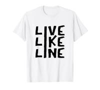 Live Like Line Volleyball Shirt Bold Chalk T-Shirt