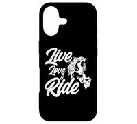 Live Love and Ride Horses Riding Rider Horses, propriétaire de Chevaux, Ranch Coque pour iPhone 17