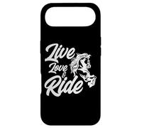 Live Love and Ride Horses Riding Rider Horses, propriétaire de Chevaux, Ranch Coque pour iPhone Air