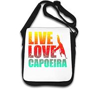 Live Love Capoeira Sac à bandoulière Blanc
