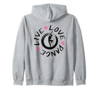 Live Love Dance Girls Teens Women Dancers Dancers Sweat à Capuche