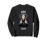 Live Love Lucifer Devil Graphic Funny Sweatshirt