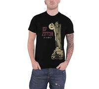Live Nation LED Zeppelin Hermit Homme T-Shirt Manches Courtes Noir M 100% Coton Regular/Coupe Standard