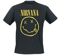 Live Nation Nirvana - Smiley - T-shirt - Col Ras Du Cou - Manches Courtes - Homme