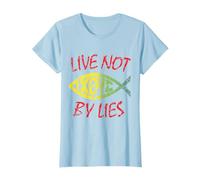 Live Not By Lies - Citation chrétienne graphique T-Shirt