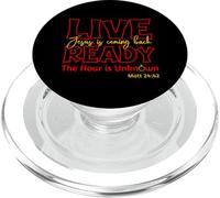 Live Ready : Jésus revient (Matthieu 24) PopSockets PopGrip pour MagSafe