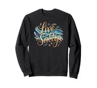 Live Salty Coastal Design for Beach Lovers Sweatshirt