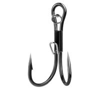 Live Shrimp Hook | Lot de crochets doubles pour crevettes vivants, convient pour les eaux côtières, offshore, rivières double crochet en acier au carbone - Roue dentée non perforable