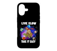 Live Slow Take It Easy Turtle Sloth Funny Sloths Turtles Coque pour iPhone 17