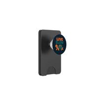 Live Slow Turtle Life Nature Vibes Retro Calm Esthétique PopSockets PopWallet pour MagSafe