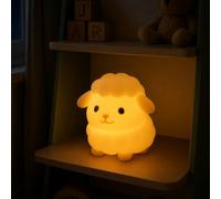 Live SoGOOD Veilleuse Bébé Silicone, Couleurs Changeantes, Bella | Rechargeable USB-C, minuterie, lavable, lumière chaude réglable, lampe de chevet portable sans fil pour chambre enfant