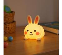 Live SoGOOD Veilleuse Bébé Silicone, Couleurs Changeantes, Roger | Rechargeable USB-C, minuterie, lavable, lumière chaude réglable, lampe de chevet portable sans fil pour chambre enfant