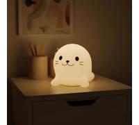 Live SoGOOD Veilleuse Bébé Silicone, Couleurs Changeantes, Sally | Rechargeable USB-C, minuterie, lavable, lumière chaude réglable, lampe de chevet portable sans fil pour chambre enfant