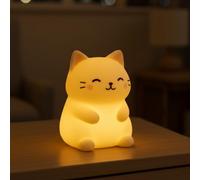 Live SoGOOD Veilleuse Bébé Silicone, Couleurs Changeantes, Tom | Rechargeable USB-C, minuterie, lavable, lumière chaude réglable, lampe de chevet portable sans fil pour chambre enfant