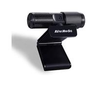 AVerMedia Webcam Live Stream CAM 313 – Full HD 1080p, micro, volet de protection, 360° – PW313 Noir