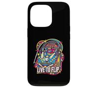 Live to Flip Pinball Machine Retro Arcade Gamer Coque pour iPhone 13 Pro