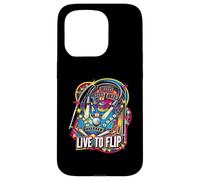 Live to Flip Pinball Machine Retro Arcade Gamer Coque pour iPhone 15 Pro