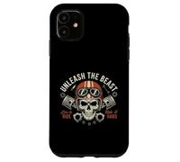 Live to Ride, Ride It Hard Vintage Moto Moto Coque pour iPhone 11