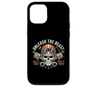 Live to Ride, Ride It Hard Vintage Moto Moto Coque pour iPhone 12/12 Pro