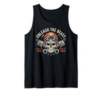 Live to Ride, Ride It Hard Vintage Moto Moto Débardeur