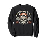 Live to Ride, Ride It Hard Vintage Moto Moto Sweatshirt