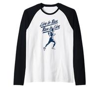 Live to Run to Live Runners Design Sport et Fitness Manche Raglan