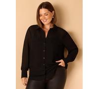 Live Unlimited Live Unlimited Black Patch Pocket Shirt Black 12