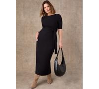 Live Unlimited Live Unlimited Black Tie Side 3/4 Sleeve Jersey Dress Black 44