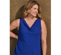 Live Unlimited Live Unlimited Blue Cowl Neck Vest