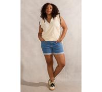 Live Unlimited Live Unlimited Blue Curve Denim Shorts Blue EU 52 (UK 24)