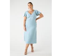 Live Unlimited Live Unlimited Blue Curve Embellished Slip Dress Blue EU 52 (UK 24)