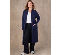 Live Unlimited Live Unlimited Blue Longline Knitted Cardigan