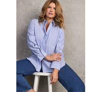 Live Unlimited Live Unlimited Blue Stripe Long Sleeve Shirt Blue EU 56 (UK 28)