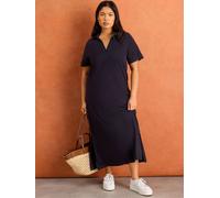 Live Unlimited Live Unlimited Collar Neck Jersey Midi Dress Bleu 56